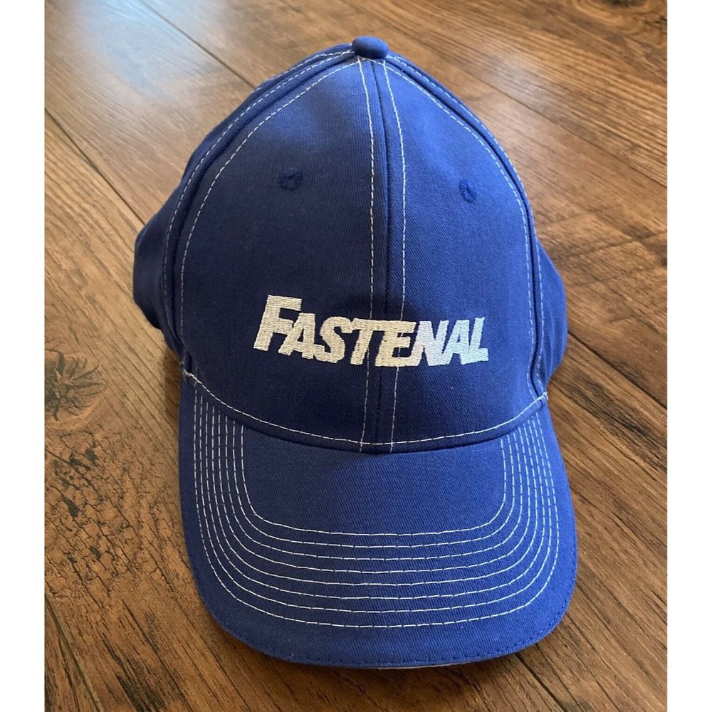 Fastenal Blue Baseball Hat Cap Strapback One Size New Without Tags Adjustable